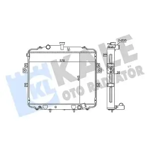 KALE Su Radyatörü (M/T 447x584x26) - Kore Araçları (Hyundai/Kia) 341965