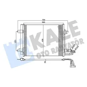 KALE Klima Radyatörü (8FC 351 301-051 (Kurutuculu)) - VW Grubu (VW/Audi/Seat/Skoda) 342485