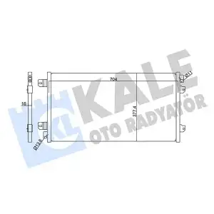 KALE Klima Radyatörü (Al/al) (342910) - Opel