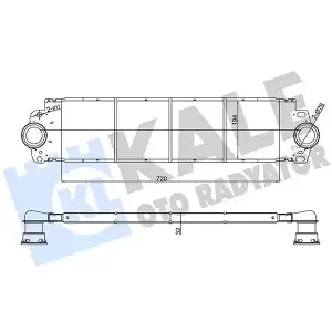 KALE Turbo Radyatörü (8ml376723511) - VW Grubu (VW/Audi/Seat/Skoda) 343100