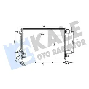KALE Klima Radyatörü (8FC 351 344-584 (Kurutuculu)) - VW Grubu (VW/Audi/Seat/Skoda) 343285