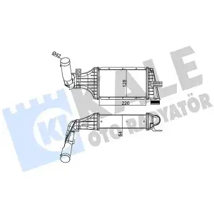 KALE Turbo Radyatörü (Al/pl/brz) - Opel 345200