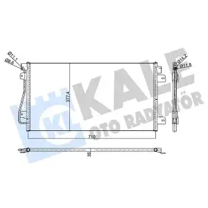 KALE Klima Radyatörü (Al/al) (345555) - Opel