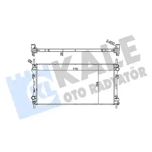 KALE Su Radyatörü (Brazing Klimalı (125 PS Önden Çeker)) - Ford 346115