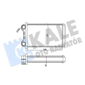 KALE Kalorifer Radyatörü (8fh351000541) - VW Grubu (VW/Audi/Seat/Skoda) 346245