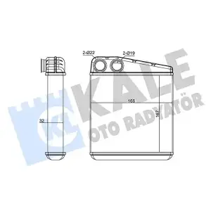 KALE Kalorifer Radyatörü (Brazing) (346405) - Renault / Dacia