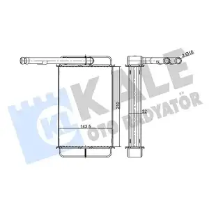 KALE Kalorifer Radyatörü (Brazing) (346530) - Ford
