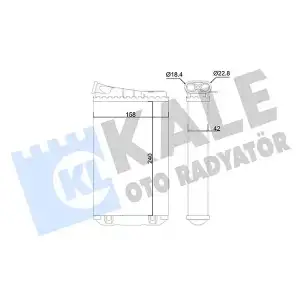 KALE Kalorifer Radyatörü (346820) - Opel