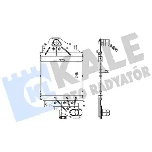 KALE Turbo Radyatörü (Intercooler) (348100) - Renault / Dacia