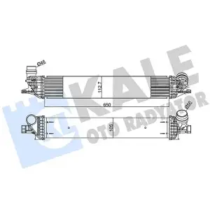 KALE Turbo Radyatörü (Intercooler) (348200) - Renault / Dacia