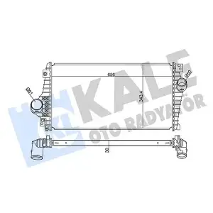 KALE Turbo Radyatörü (350875) - Opel