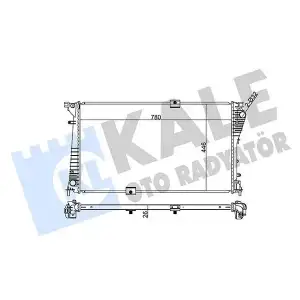 KALE Su Radyatörü (Brazing [780x446x26]) - Renault / Dacia 351040