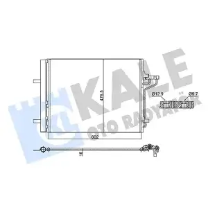 KALE Klima Radyatörü ((Ecoboost 150-160-182 PS)) - Ford 353135
