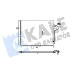 KALE Klima Radyatörü (Komple 1785765/1886885/1934882/2013474dv61 19710 Bb/dv61 19710 BC) - Ford 353155