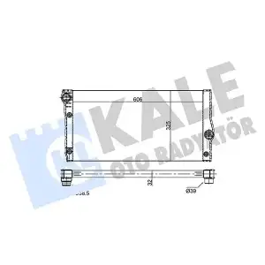 KALE Su Radyatörü (8MK 376 755-381-60775) - BMW / Mini 354250