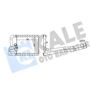 KALE Kalorifer Radyatörü (Kalorifer Petegi) (355130) - Kore Araçları (Hyundai/Kia)