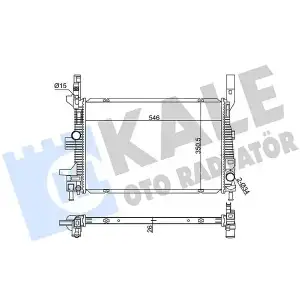 KALE Su Radyatörü (Otomatik Sanz.) - Ford 355520