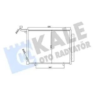 KALE Klima Radyatörü (Komple) - Ford 357720