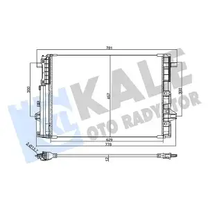 KALE Klima Radyatörü (357725) - Mercedes-Benz