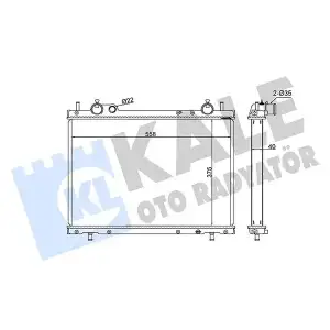 KALE Su Radyatörü ((MT) (AC) [Brazing] [375x558x40]) - Fiat / Alfa / Lancia 368400