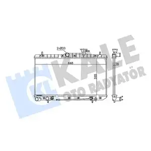 KALE Su Radyatörü (A/T 335x640x17) - Kore Araçları (Hyundai/Kia) 369100