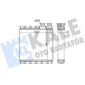 KALE Kalorifer Radyatörü (370630) - VW Grubu (VW/Audi/Seat/Skoda)