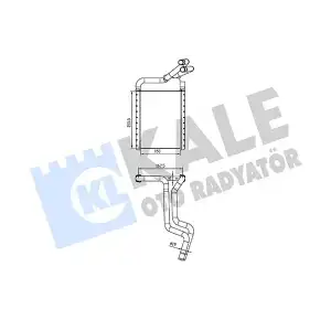 KALE Kalorifer Radyatörü (370690) - Kore Araçları (Hyundai/Kia)