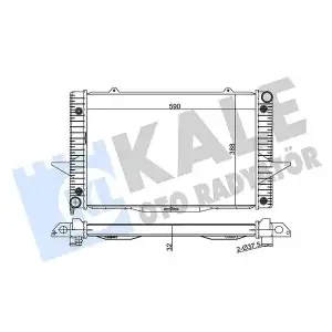 KALE Su Radyatörü ((AT) [Brazing] [590x388x32]) - Volvo 372100