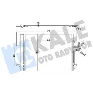 KALE Klima Radyatörü (9g91 19710 BA Otom Sanz / 9g91 & Ab/1437112) - Ford 386200