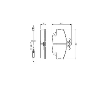MAGNETI MARELLI Fren Balatası Ön (323700000100) - Renault / Dacia
