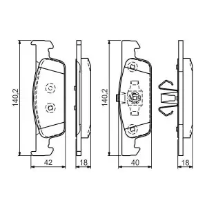 MAGNETI MARELLI Fren Balatası Ön (323700037800) - Renault / Dacia