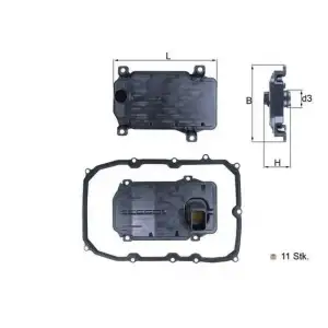 MAHLE Şanzıman Yağ Filtresi (115 026) - VW Grubu (VW/Audi/Seat/Skoda) MHL HX187KIT