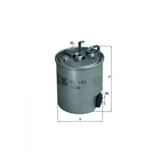 MAHLE Yakıt Filtresi (Mazot Filtresi) (MHL KL188) - Fiat / Alfa / Lancia