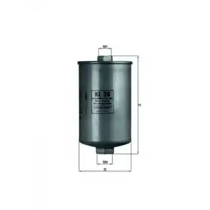 MAHLE Yakıt Filtresi (H84wk03) (MHL KL28) - VW Grubu (VW/Audi/Seat/Skoda)