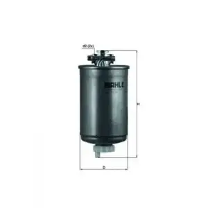 MAHLE Yakıt Filtresi (H70hk05) - VW Grubu (VW/Audi/Seat/Skoda) MHL KL41