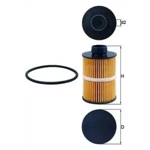 MAHLE Yakıt Filtresi (MHL KX208D) - Opel