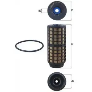 MAHLE Yakıt Filtresi (Mazot Filtresi) (MHL KX399D) - Fiat / Alfa / Lancia