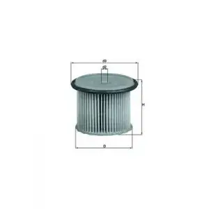 MAHLE Yakıt Filtresi (Mazot Filtresi) (MHL KX63/1) - Fiat / Alfa / Lancia
