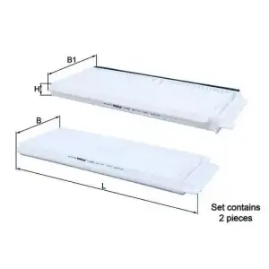 MAHLE Polen Filtresi (Set) (MHL LA483/S) - Japon Araçları