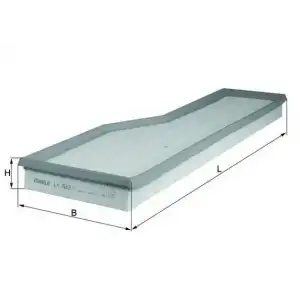 MAHLE Hava Filtresi (MHL LX582/1) - VW Grubu (VW/Audi/Seat/Skoda)