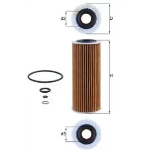 MAHLE Yağ Filtresi (E32h D26) - BMW / Mini MHL OX368D1