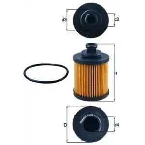 MAHLE Yağ Filtresi (Ufi-sogutucu) - Fiat / Alfa / Lancia MHL OX418D