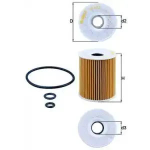 MAHLE Yağ Filtresi (E211h01d208 / L508) - VW Grubu (VW/Audi/Seat/Skoda) MHL OX422D