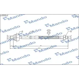 MANDO Rot Mili (DSA020277) - Kore Araçları (Hyundai/Kia)