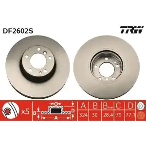 TRW Fren Diski Ön (DF2602S) - BMW / Mini