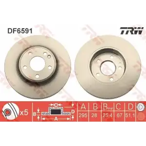 TRW Fren Diski Ön (DF6591) - Mercedes-Benz