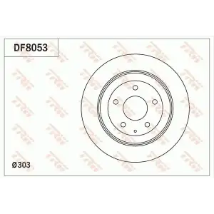 TRW Fren Diski Arka (DF8053) - Japon Araçları