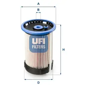 UFI Yakıt Filtresi (E424kp / Kx342) - VW Grubu (VW/Audi/Seat/Skoda) UFI 26.032.00