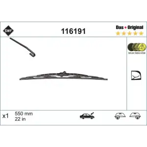 VALEO Silecek Süpürgesi Ön Sağ (SWF - 550 MM) (116191) - Mercedes-Benz