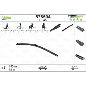 VALEO Silecek Süpürgesi Ön Takım (SWF --- ( 450 / 485 MM )) - BMW / Mini 119263